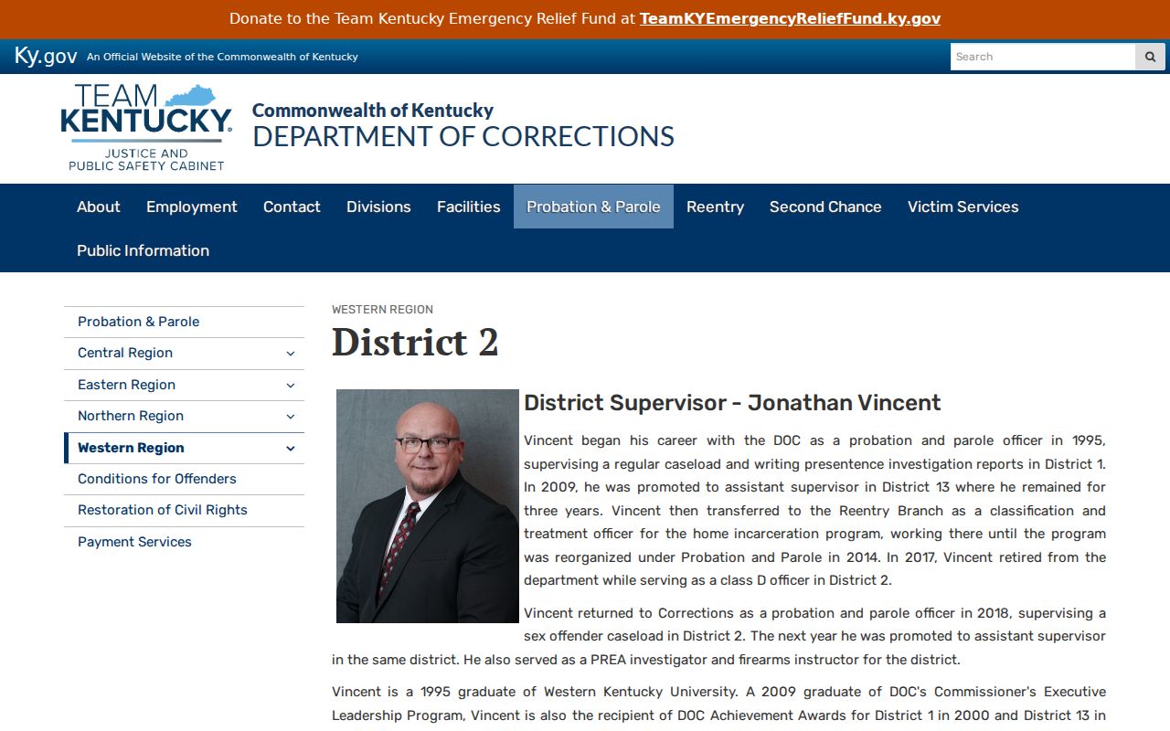 Simpson County criminal records through Probation and Parole District 2